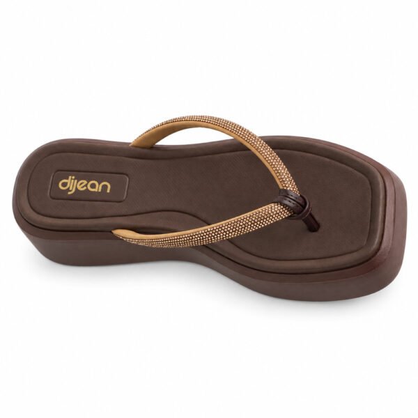Chinelo Feminino Dijean Chocolate 33160007-0025