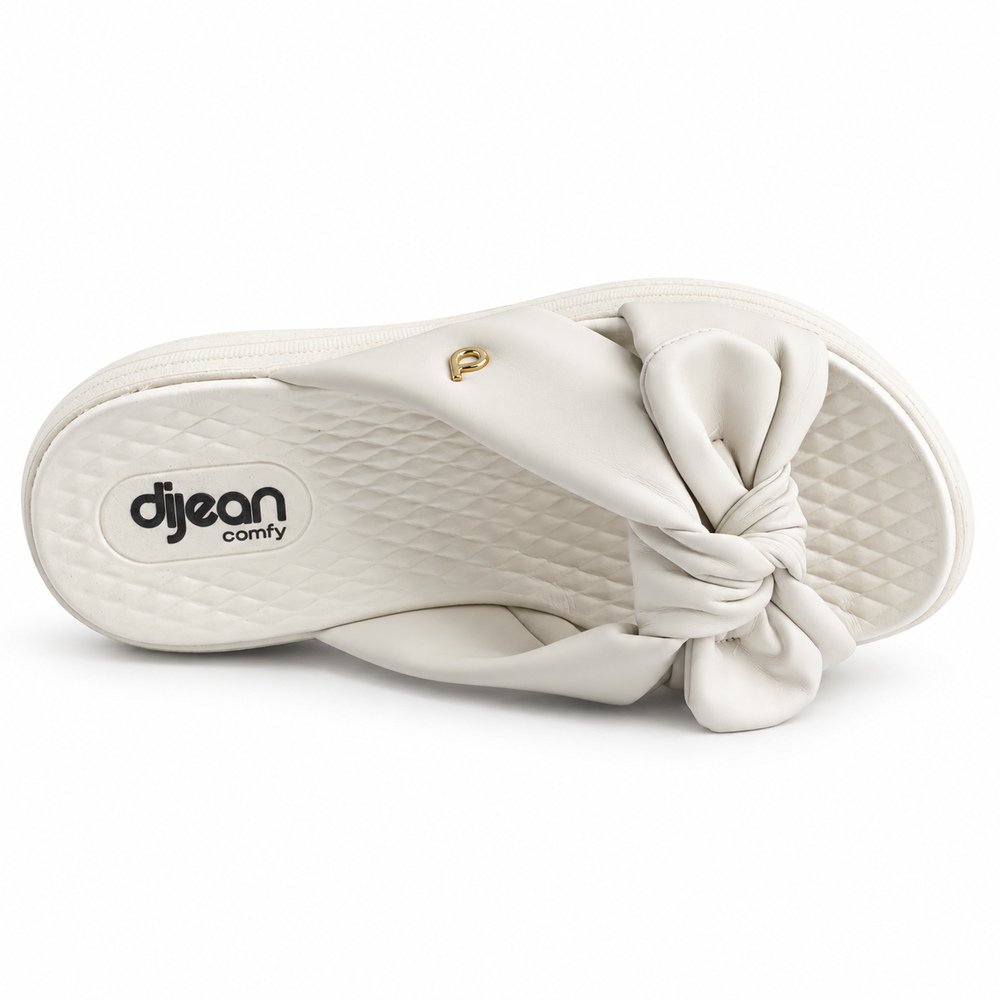 Chinelo Feminino Dijean Off White 33120018-0109 - Imagem 3