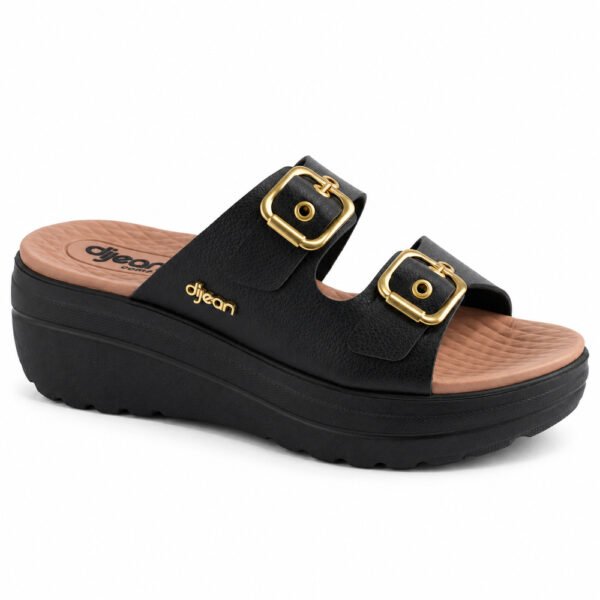 Chinelo Feminino Dijean Preto 33120006-0001