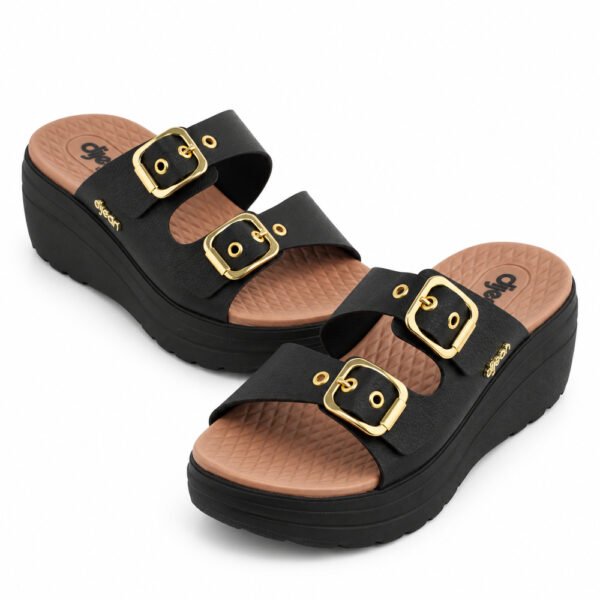 Chinelo Feminino Dijean Preto 33120006-0001