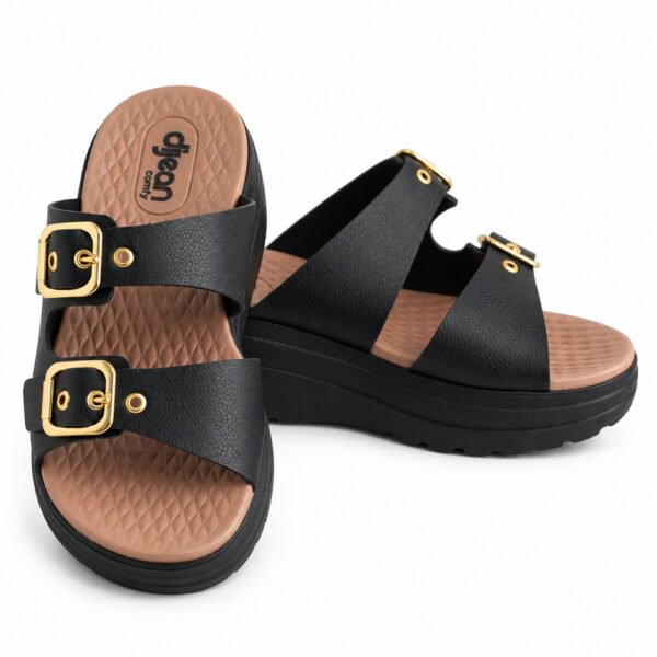Chinelo Feminino Dijean Preto 33120006-0001