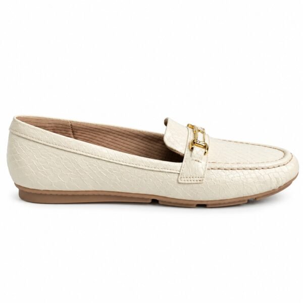 Mocassim Feminino Piccadilly Off-white 122042