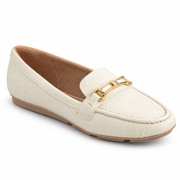 Mocassim Feminino Piccadilly Off-white 122042