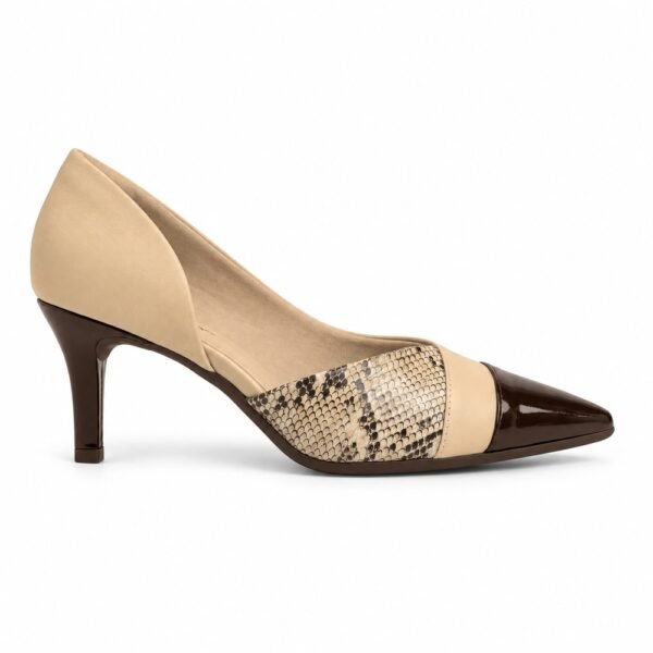 Sapato Feminino Piccadilly Salto Madeira Cacau 772009