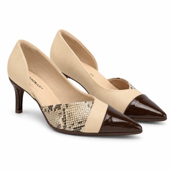 Sapato Feminino Piccadilly Salto Madeira Cacau 772009