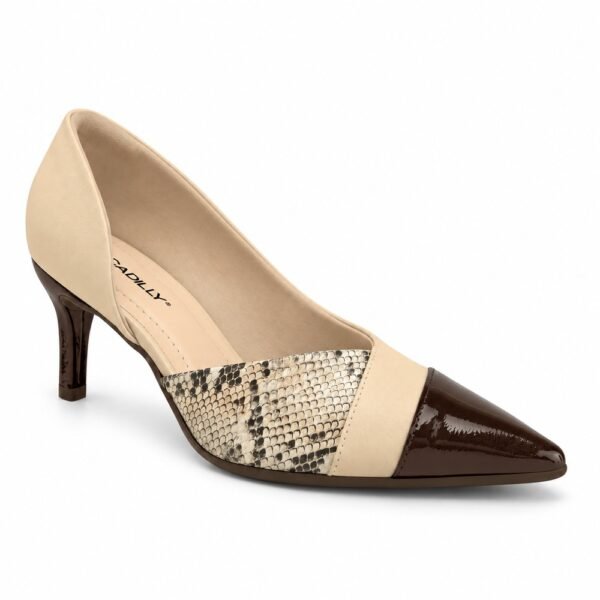 Sapato Feminino Piccadilly Salto Madeira Cacau 772009
