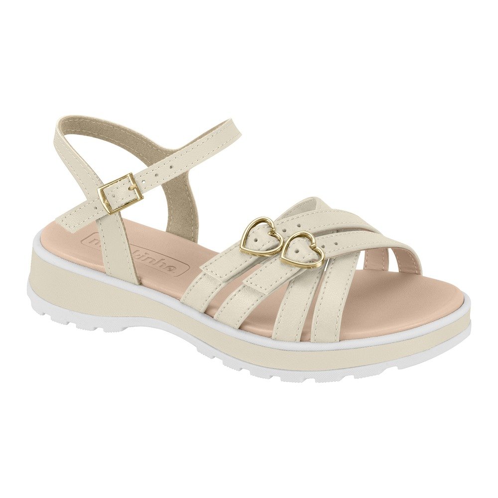 Sandália Infantil Molekinha Off White 2361.225.9569.35312