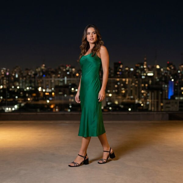 Sandália Feminina Vizzano Salto Bloco com Strass Preta 6579.106.30100.103698