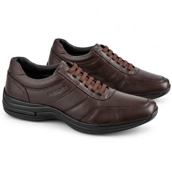 Sapato Masculino Pipper Hawk em Couro Café 53104