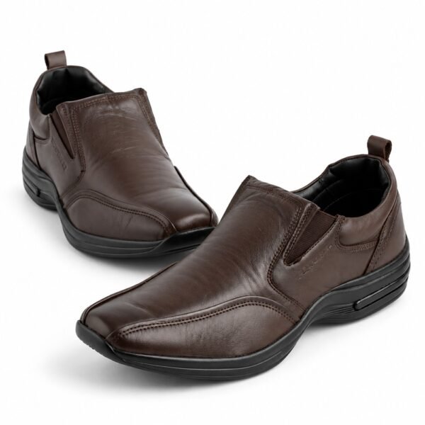 Sapato Masculino Pipper Hawk em Couro Café 53106