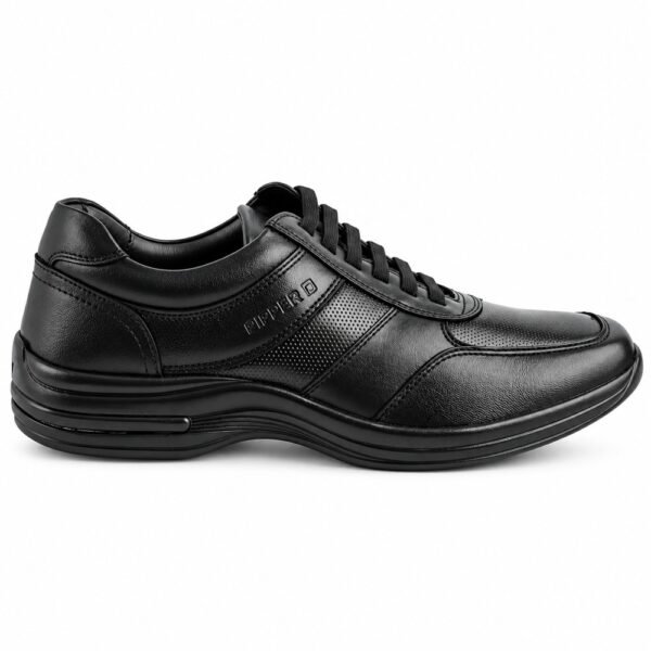 Sapato Masculino Pipper Hawk em Couro Preto 53104