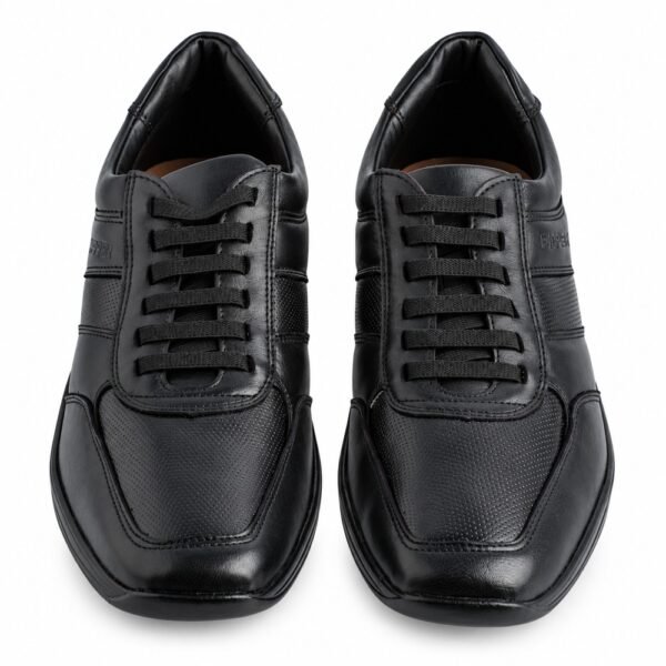 Sapato Masculino Pipper Hawk em Couro Preto 53104