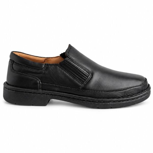Sapato Masculino Pipper Holmes em Couro Preto 54807