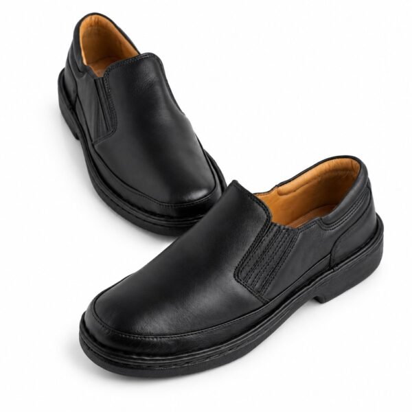 Sapato Masculino Pipper Holmes em Couro Preto 54807