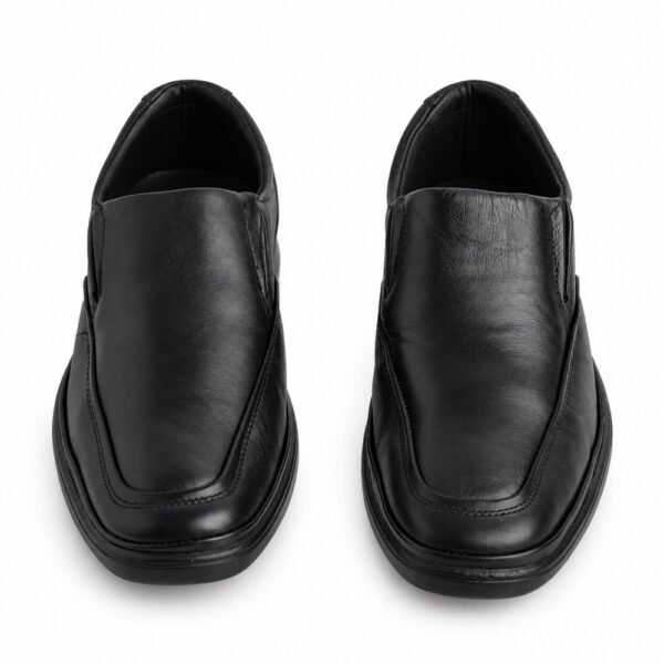 Sapato Masculino Pipper Softness em Couro Preto 6007