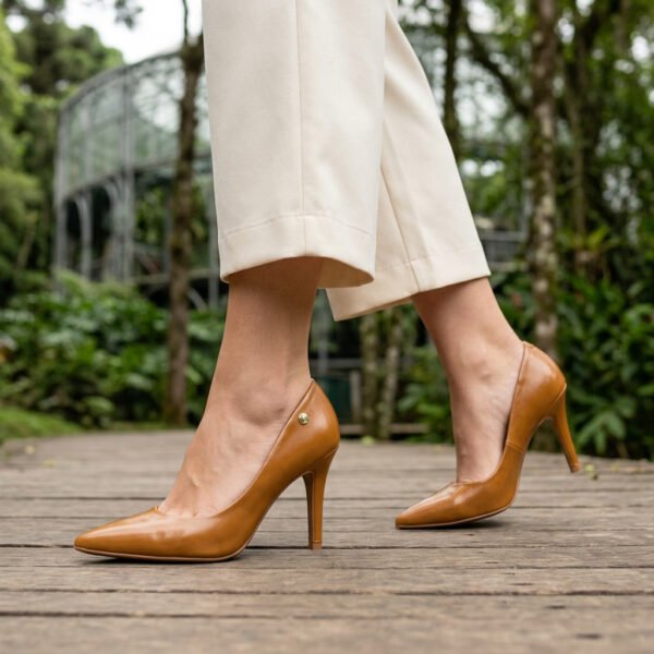 Sapato Scarpin Feminino Vizzano Caramelo 1184.1101.31310.107724