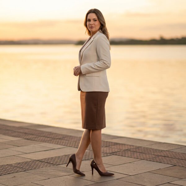 Sapato Scarpin Feminino Vizzano Chocolate 1184.1101.7286.101321