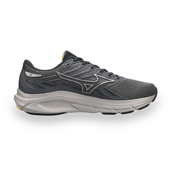 Tênis Mizuno Jet 8 Cinza e Amarelo 101043043