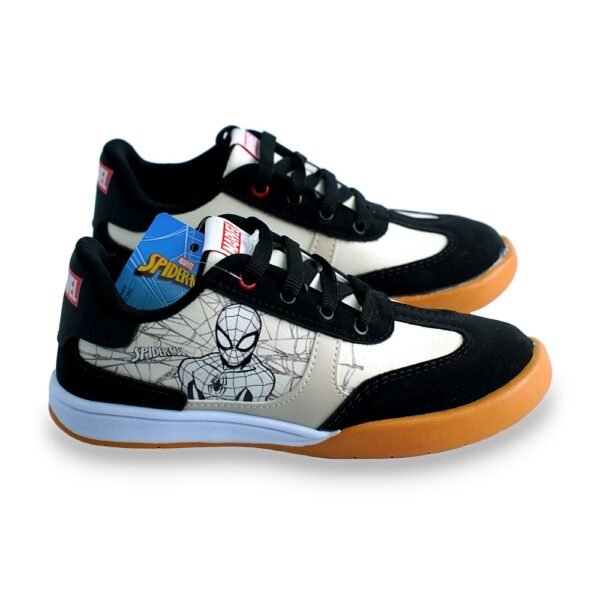 Tênis Juvenil Spider-Man Marvel Off White/Preto MSP44DY