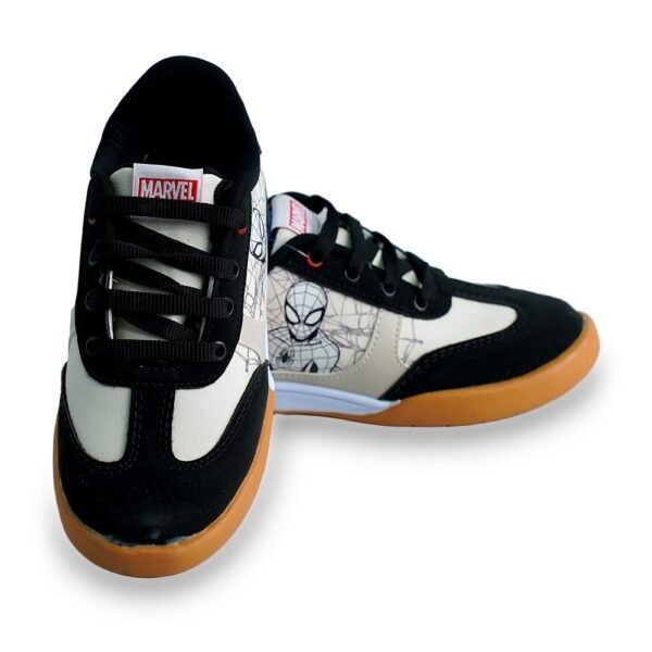 Tênis Juvenil Spider-Man Marvel Off White/Preto MSP44DY