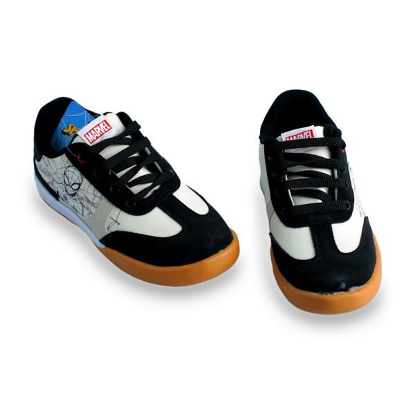 Tênis Juvenil Spider-Man Marvel Off White/Preto MSP44DY